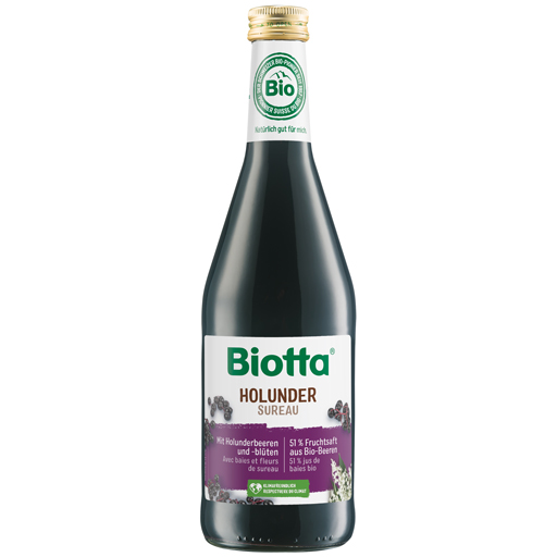 BIOTTA Holunder Direkts.m.Teeausz.+Agavendicks.